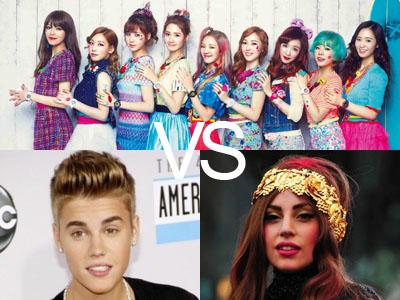 SNSD Bersaing dengan Justin Bieber dan Lady GaGa di 'YouTube Music Awards 2013'!